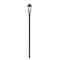 Z-Lite Gannon 3 Light Outdoor Post Mount Fixture, 10in. W x 120.75in. H, Black 5008PHBR-5009P96-BK - alternate 7